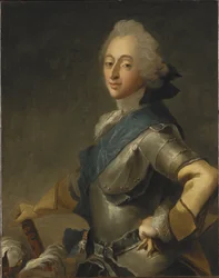Fryderyk V de Danemark - Portret króla Danii Fryderyka V (1723-1766), autorstwa Pilo, Carla Gustafa (1711-1793). Olej na płótnie. Wymiar : 84,5x67 cm. Muzeum Narodowe w Sztokholmie