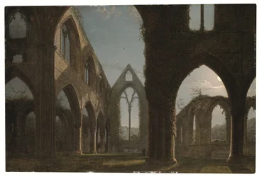 Opactwo Tintern (olej na płótnie)