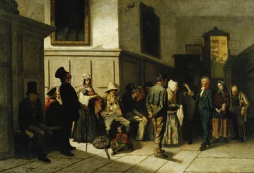 Na posterunku policji, 1857