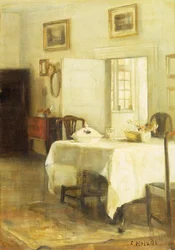Jadalnia (olej na płótnie)