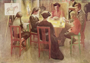 Święta Bożego Narodzenia, opublikowane w "Lasst Licht Hinin" (Niech więcej światła), 1909