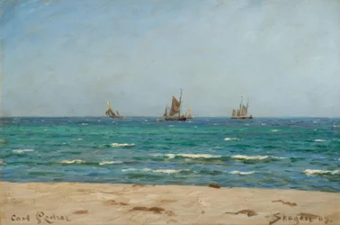C. Locher, żaglówki w Skagen