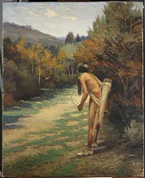 Łowca Taos (olej na płótnie)