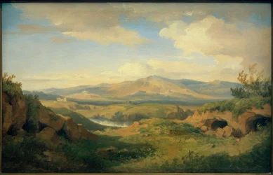 C. Morgenstern, widok na groty Cervara...