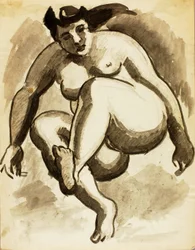 Kobieta nago