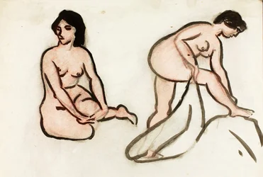 Dwa akty kobiece