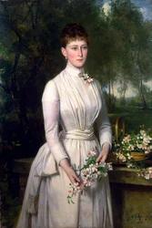 Portret wielkiej księżnej Elizavety Fiodorovnej, 1864–1918, 1885.