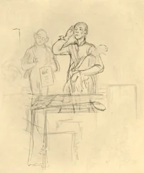 Die Meldung, połowa końca XIX w., ok. 1924.
