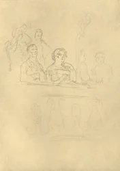 In der Loge, połowa końca XIX wieku, ok. 1924.