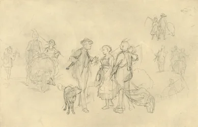 Verabredetes Rendezvous, połowa końca XIX wieku, ok. 1924.
