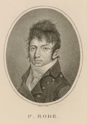 Portret kompozytora Pierre Jacques Joseph Rode 1774-1830, 1813.