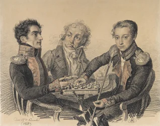 Hrabia Zachar Siemionowicz Herheulidze 1797-1856, baron Aleksiej Iwanowicz Czerkasow 1799-1855.