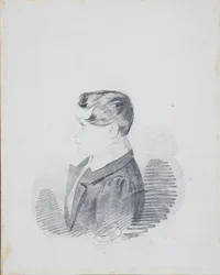 Portret hrabiego Leonida Michajłowicza Golicyna 1806-1860, lata 30. XIX wieku.