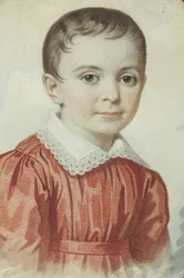 Portret Eugenii Kochubey jako dziecka, 1849 r.