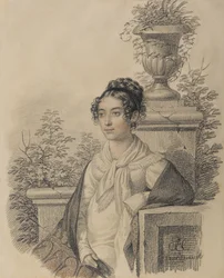 Portret Olgi Nikołajewnej Kokoszkiny, z domu Rezanova 1802-1828, w latach 1824-1828.