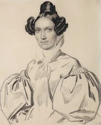 Portret Olgi Nikołajewnej Tałyzyny, z domu Zubowa 1803-1882, początek lat 30. XIX wieku.