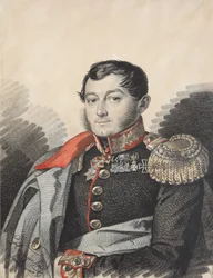 Portret Piotra Nikołajewicza Jermolowa 1787-1844, lata 20. XIX wieku.