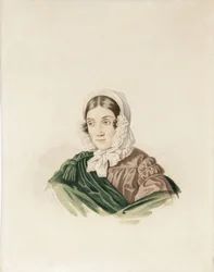Portret Tatiany Pietrownej Lwowej 1789-1848, z domu Połtorackiej, lata 30. XIX wieku.