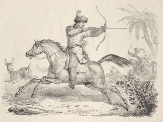 Kozacy na jeleniach konnych, 1821-36.