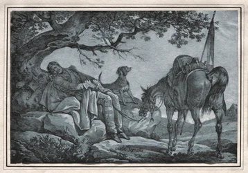 Śpiący żołnierz.