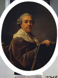 Autoportret. Obraz Carla Van Loo (1705-1765). Olej na płótnie, 87,5 x 71,5 cm