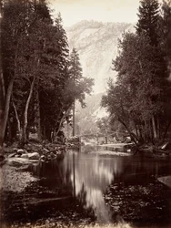 Eagle Point, 4000 stóp, Yosemite, ca. 1872, wydrukowany ca. 1876.
