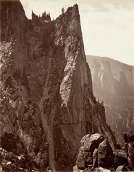 Sentinel Rock, Yosemite, ca. 1872, wydrukowany ca. 1876.