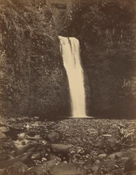 Wodospad Lower Multnomah, rzeka Columbia, 1867 (zdjęcie)