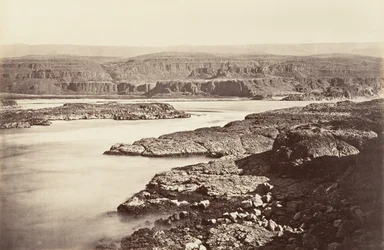 Passage of the Dalles, Oregon, 1867, wydrukowany ca. 1876.