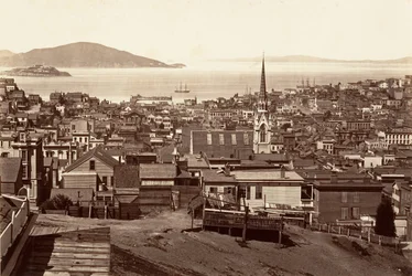 San Francisco, z Kalifornii i Powell Street, 1864 r., wydrukował ok. 15 tys. 1876.