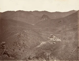Szyb tunelu Sutro nr 2, 1875, wydrukowany ca. 1876.
