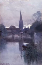 Salisbury o zmierzchu
