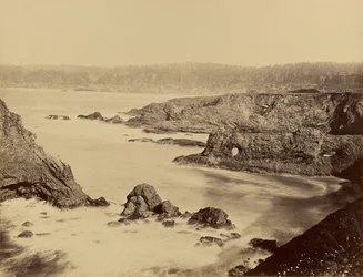 [Widok wybrzeża Mendocino]