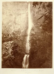 Wodospady Multnomah, rzeka Columbia, Oregon, 2500 stóp.