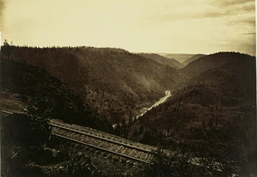 Kanion rzeki American, C.P.R.R.