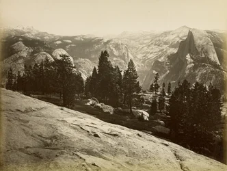 Kopuły, widok z Sentinel Dome, Yosemite