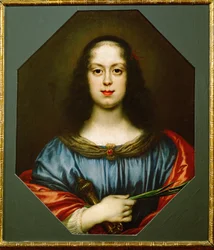 Vittoria della Rovere, córka Federigo Ubaldo z Urbino, żona wielkiego księcia Toskanii Ferdynanda II, jako św. Katarzyna (olej na płótnie)