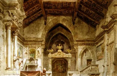 Scenografia do opery (akwarela na papierze)