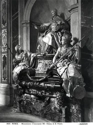 Pomnik Papieża Innocentego XI, ok.1697 (marmur)