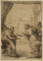 Rodzina Rospigliosi składa hołd papieżowi Klemensowi IX, 1667-1669
