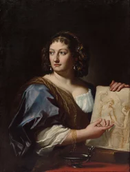 Portret Franceski Gommi Maratti, ok. 1701 (olej na płótnie)