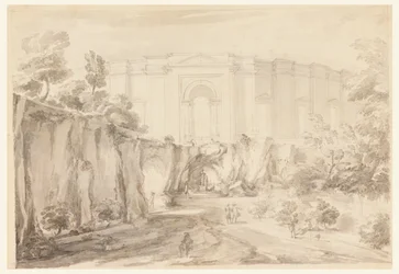 Projekt sali obrad, Villa Albani, Rzym, Włochy