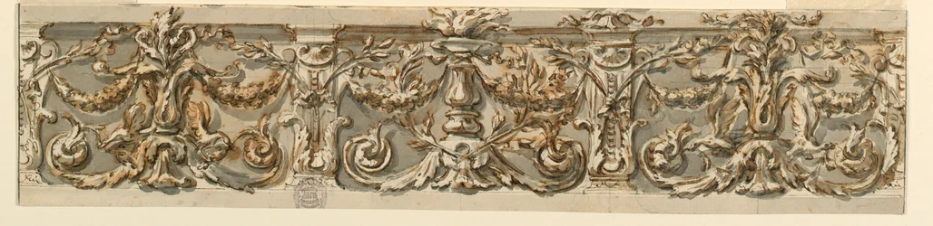 Rysunek, projekt fryzu, ok. 1770 r.