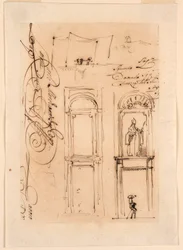 Rysunek, szkice i scenariusz, 1765 r.