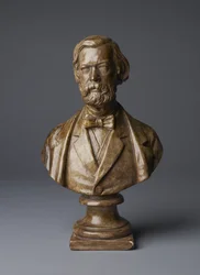 Popiersie Sir Johna Charlesa Robinsona (gipsowe popiersie, brązowienie)