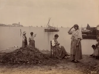 Chioggia, Pod Mariną, c. 1870.