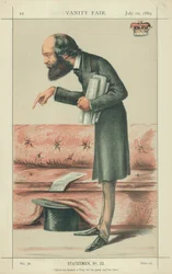 Markiz Salisbury, Jest zbyt uczciwym torysem jak na swoją imprezę i swój czas, 10 lipca 1869, komiks Vanity Fair