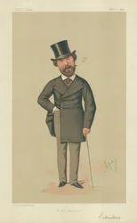 Pan Henry Du Pre Labouchere, Modest assurance, 7 listopada 1874, komiks Vanity Fair