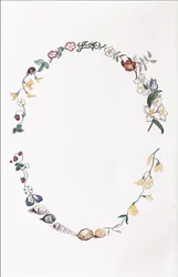 Jane Austen Garland, 2008 (toaleta i ołówek na papierze)