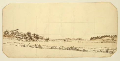 Lakeside, 1802-3 (pióro i brązowy tusz umyć ołówkiem na papierze)